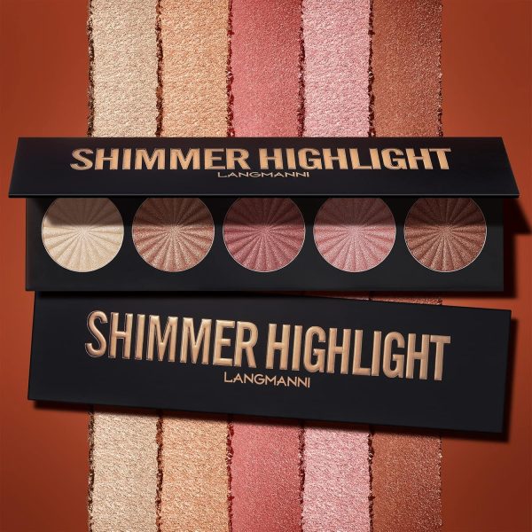 Face Highlighter LANGMANNI 5 Color Waterproof-5
