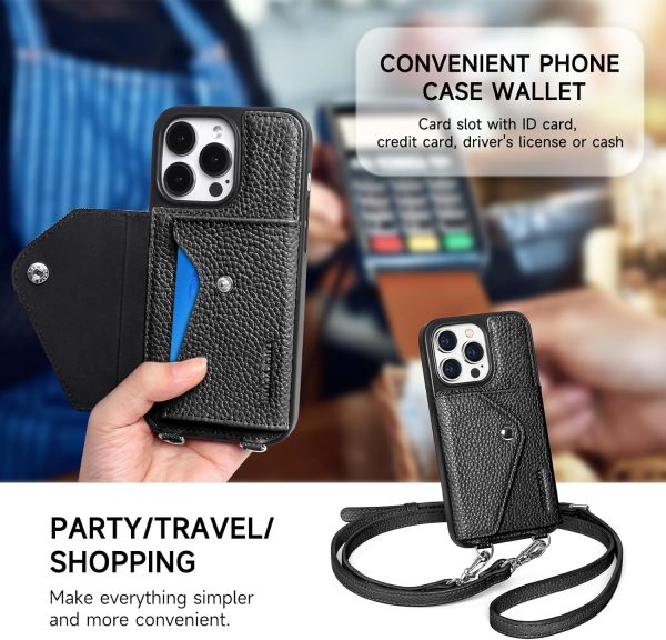 LuckyCoin iPhone 14 Pro Leather Wallet Case-4