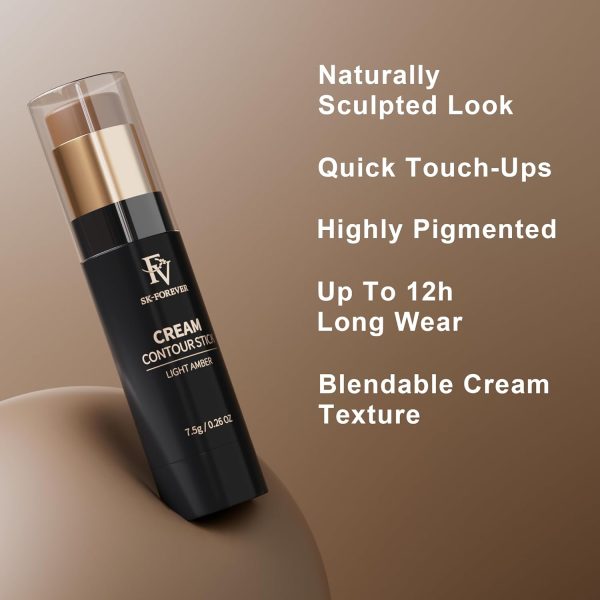 FV Contour Stick Cream 0.26 Oz Amber for Women-2