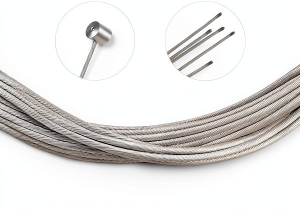 Bicycle Brake Cable Kit Galvanized Steel-1