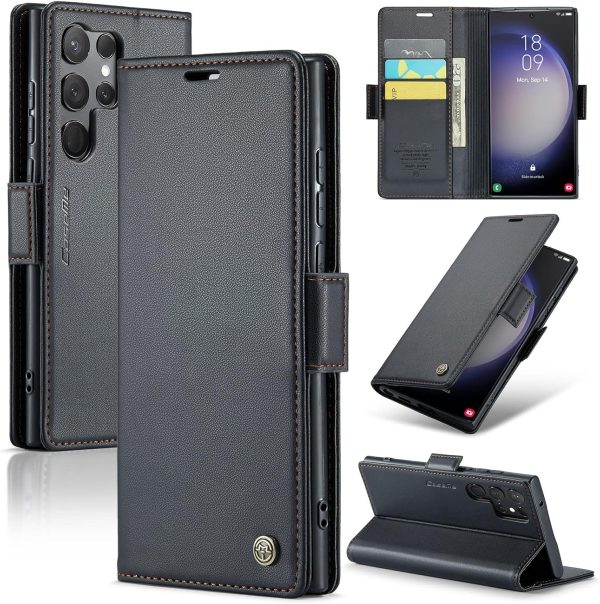 Galaxy S23 Ultra Leather Wallet Case-0