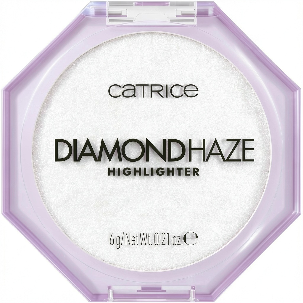 Catrice Diamond Haze Highlighter swatched on skin