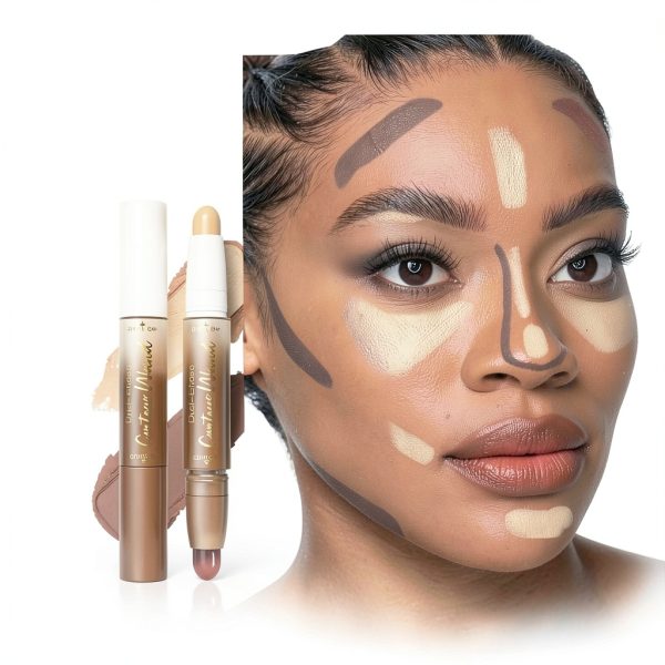 QIDSTERS Dual End Contour & Highlighter Stick Creamy Design-0