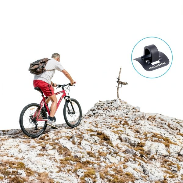 VANSIHO Bike Cable Guide Clip Aluminum Black-5