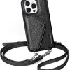 LuckyCoin iPhone 14 Pro Leather Wallet Case-0