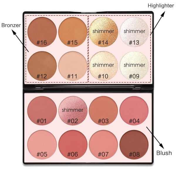 SpringSky Face Highlighter Palette SET1-1