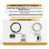 Bicycle Brake Cable Kit Galvanized Steel-2