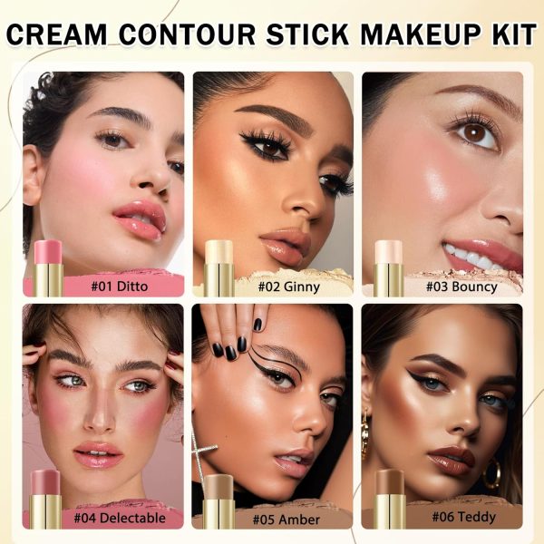 IONSGAKO Cream Contour Stick Kit Double End-1
