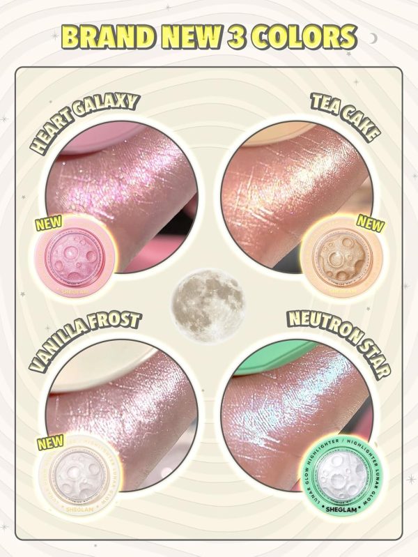 SHEGLAM UFO Highlighter Multi‑Shade Radiant Glow-6