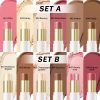 IONSGAKO Cream Contour Stick Kit Double End-7