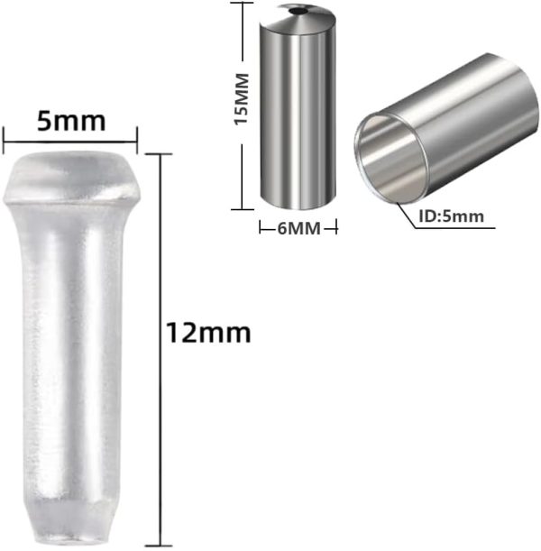 Tsurpcao Bike Cable End Caps Aluminum Alloy-1