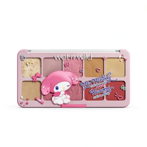 wet n wild My Melody Kuromi Eye Palette 10 Pigments-1