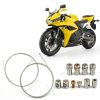 Motorcycle Throttle Cable Repair Kit mamakoi Silver Aluminum-3