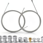 Motorcycle Throttle Cable Repair Kit mamakoi Silver Aluminum-0
