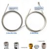Motorcycle Throttle Cable Repair Kit mamakoi Silver Aluminum-2
