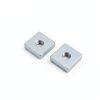 SING F LTD 20Pcs M8 Square Nuts Galvanized Steel T-Slot Nut 20x20x6 mm Suitable for Furniture Equipment Construction Electrical Appliances Industrial Machinery-4