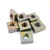 Zorfeter 100Pcs Zinc Plated M3 Square Nuts, Square Machine Screw Nuts Fastener for Home Repairs and Professional Engineering-4