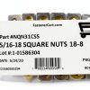 5/16-18 Stainless Steel Square Nuts 18-8 by FAS 20 pcs QC Inspected-2