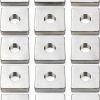 SING F LTD 20Pcs M8 Square Nuts Galvanized Steel T-Slot Nut 20x20x6 mm Suitable for Furniture Equipment Construction Electrical Appliances Industrial Machinery-0