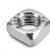 uxcell M5 Square Nuts, 304 Stainless Steel Metric Coarse Thread Assortment Kit, 25 Pcs-2