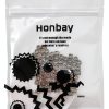 Honbay 100pcs 304 Stainless Steel M3 Square Nuts-2