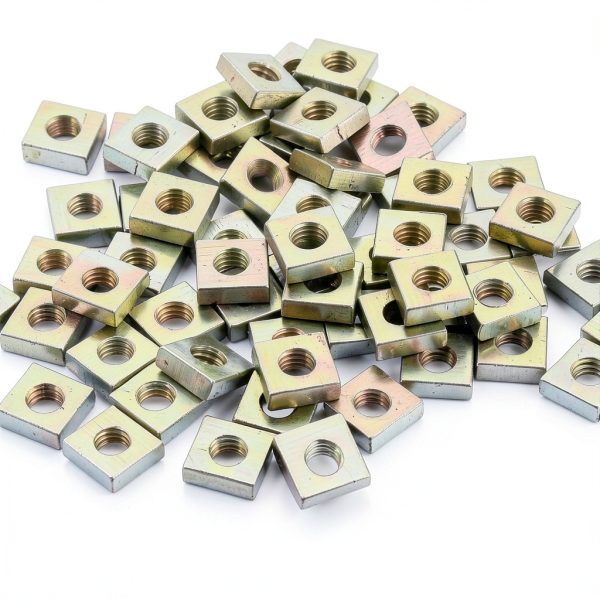 Zinc Plated M3 Square Nuts 100PCS by suiwotin Bronze Tone Fastener-5