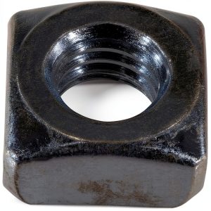 Coarse Square Nuts 7/16-14 Inch Hard-to-Find Fastener 12-Piece Zinc-0