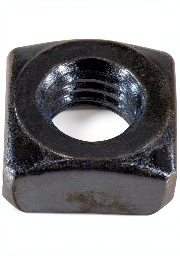 Coarse Square Nuts 7/16-14 Inch Hard-to-Find Fastener 12-Piece Zinc-0