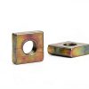 Zinc Plated M3 Square Nuts 100PCS by suiwotin Bronze Tone Fastener-4