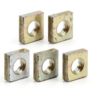 uxcell M6-1x3.2 Square Nuts Carbon Steel Zinc Plated 5 Piece Set-0
