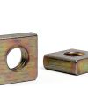 Zinc Plated M3 Square Nuts 100PCS by suiwotin Bronze Tone Fastener-2