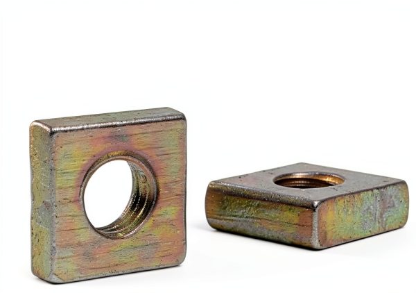Zinc Plated M3 Square Nuts 100PCS by suiwotin Bronze Tone Fastener-2