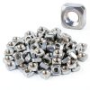 M4 Square Nuts Niooliuk 304 Stainless Steel 100 Piece Assortment Kit-0