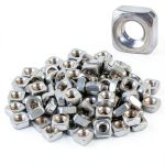 M4 Square Nuts Niooliuk 304 Stainless Steel 100 Piece Assortment Kit-0