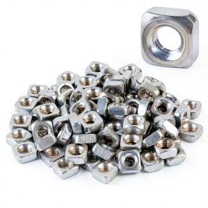 M4 Square Nuts Niooliuk 304 Stainless Steel 100 Piece Assortment Kit-0