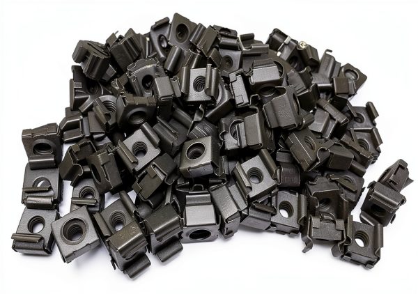RackGold® Black 12-24 Cage Nuts 100 Pack - USA Made-0