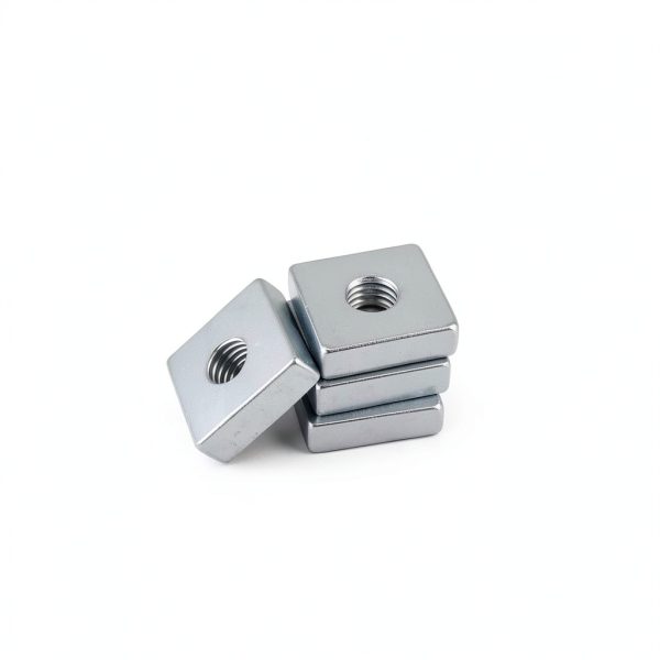 SING F LTD 20Pcs M8 Square Nuts Galvanized Steel T-Slot Nut 20x20x6 mm Suitable for Furniture Equipment Construction Electrical Appliances Industrial Machinery-6