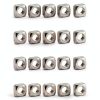M4-0.7 Square Nuts IMScrews 304 Stainless Steel Fasteners Pack of 100-0