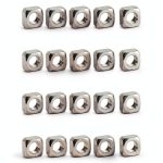 M4-0.7 Square Nuts IMScrews 304 Stainless Steel Fasteners Pack of 100-0