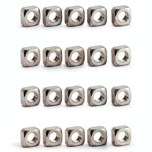M4-0.7 Square Nuts IMScrews 304 Stainless Steel Fasteners Pack of 100-0