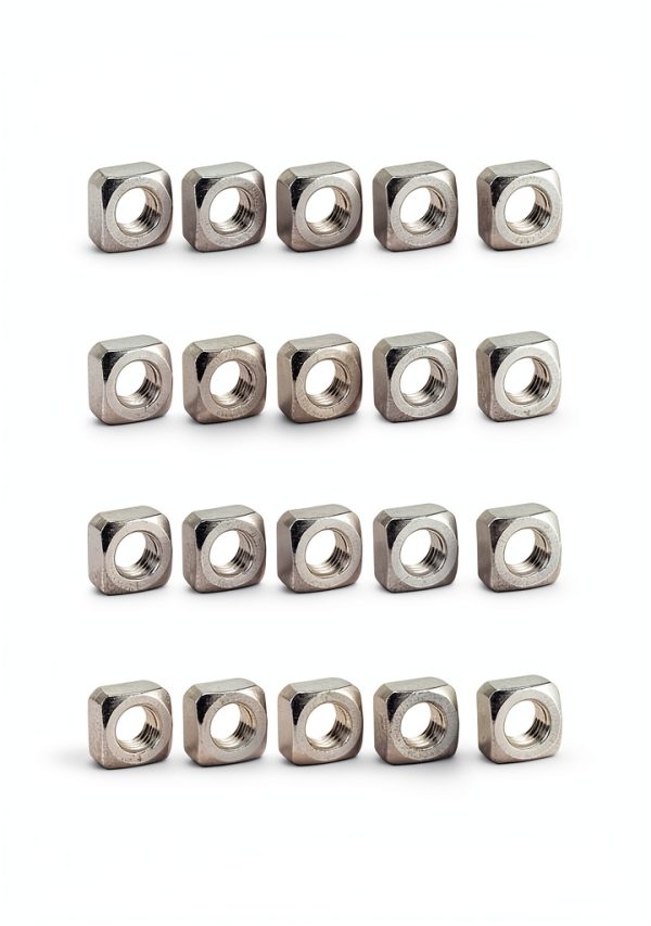 M4-0.7 Square Nuts IMScrews 304 Stainless Steel Fasteners Pack of 100-0
