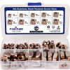 304 Stainless Steel Square Screw Nuts FSATNDE 139Pcs Assortment Kit-0