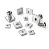 uxcell 10Pcs M5x8mm Square Nuts Carbon Steel Zinc Plated Fasteners for-3
