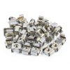 uxcell M5 x 0.8mm Cage Nut Snap-in Zinc Plated Nut for Server Rack-2