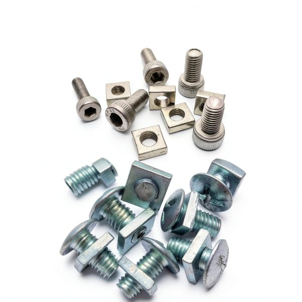 uxcell M5-0.8x4 Square Nuts 304 Stainless Steel Coarse Thread 10pcs-4