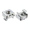 uxcell M5 x 0.8mm Cage Nut Snap-in Zinc Plated Nut for Server Rack-0
