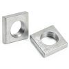 uxcell 10Pcs M5x8mm Square Nuts Carbon Steel Zinc Plated Fasteners for-0