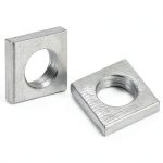 uxcell 10Pcs M5x8mm Square Nuts Carbon Steel Zinc Plated Fasteners for-0