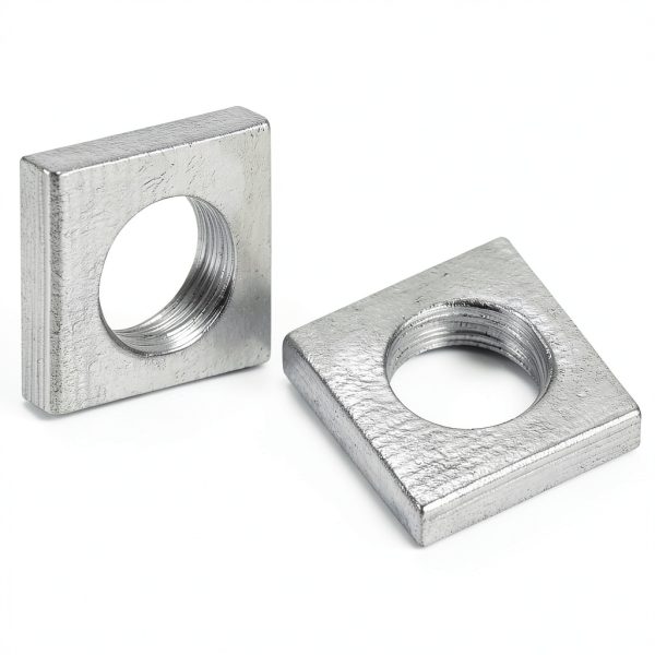 uxcell 10Pcs M5x8mm Square Nuts Carbon Steel Zinc Plated Fasteners for-0