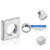 uxcell 10Pcs M5x8mm Square Nuts Carbon Steel Zinc Plated Fasteners for-2